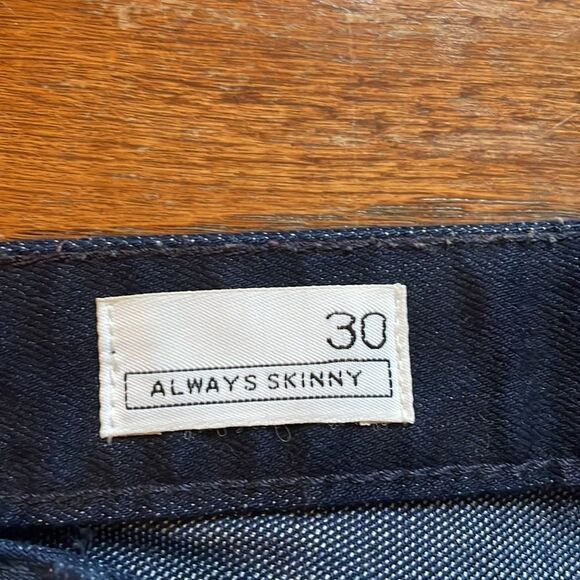 Gap Blue & Black Cheetah Print Always Skinny Jeans - Picture 3 of 7